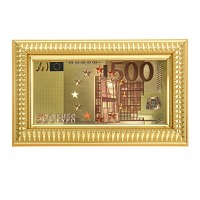 Купюра 500 Евро в рамке классической "Золотая орда"